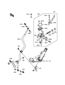 EX250 フロントマスタシリンダ