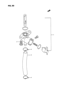RM125 Топливный кран