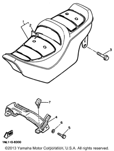 XVZ13DB Сиденье