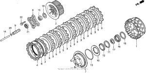 GL1500CF Сцепление