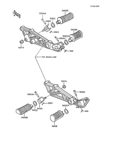 ER250 Подножки