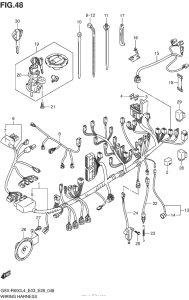 GSX-R600 Wiring Harness (Gsx-R600L4 E28)