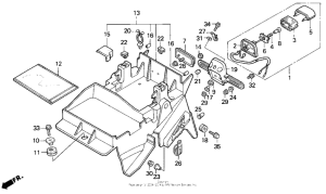  Задний бампер