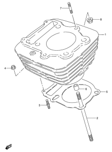 GN250 Цилиндр