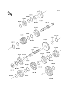 VN250 Трансмиссия