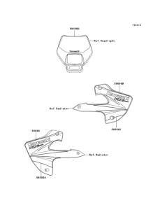 KLX300R Наклейки
