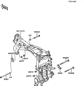 ZX900 Рама ,крепежные детали