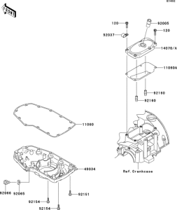 EJ800 Поддон картера