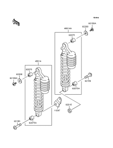 ZR750 Задняя подвеска