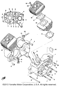 LS2 Cylinder-crankcase
