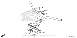 CMX300 Handlebar + Top Bridge