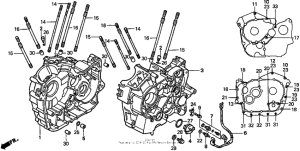 VT1100C2 Картер двигателя