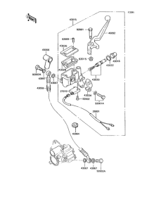 KH125 Главный тормозной цилиндр