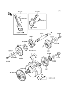 VN1500 Коленвал