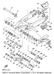 YZ125D1 Бугель