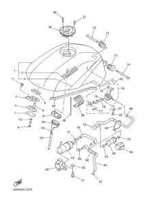 FZS600SP Kraftstofftank