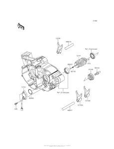  Валы и вилки переключения передач