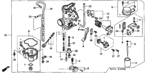 XR400R Карбюратор