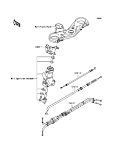ZX1000 Тросы управления