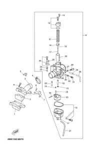 TZR50 Карбюратор