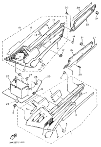 FJ1200A Боковые обтекатели