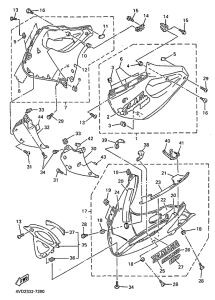 YZF1000R Обтекатель 2