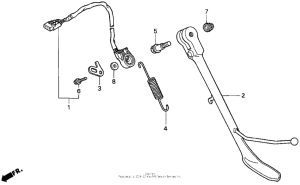 GL1500CT Подножка