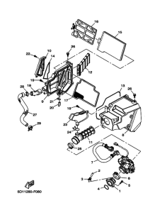 YBR250 Впускная система