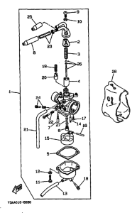CW50 Carburetor assy