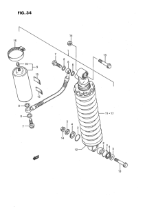 RM80 Задние амортизаторы