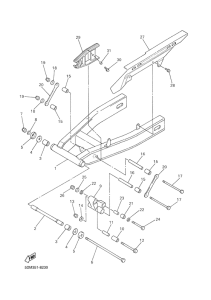 FZS600S Бугель