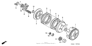 XR100 Сцепление