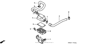 VT750C Фильтр картерных газов