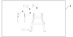 XL125V Stand main assy