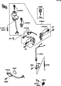 ZX900 Ignition switch(1 / 2)