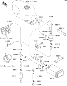 ZX600 Fuel evaporative system(1 / 2)(ca)