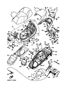 YP400 Сиденье