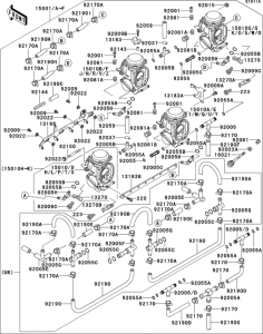 ZX1100 Carburetor(1 / 4)(zx1100-d2)