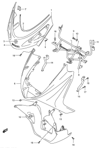 UH150 Front leg shield