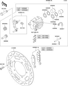  Передний тормоз