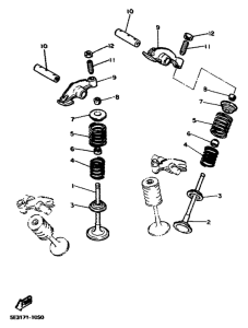 XV1100 Клапана