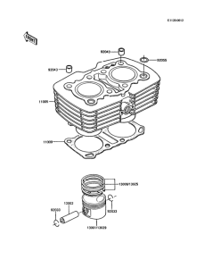 Z305 Цилиндр и поршни