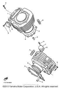 XV1100WC Цилиндры