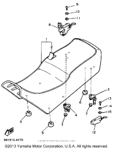 FJ1200T Сиденье