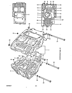 GS450 Картер двигателя