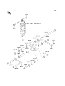 KLE500 Подвеска