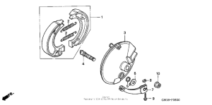 XR80R Передний тормоз
