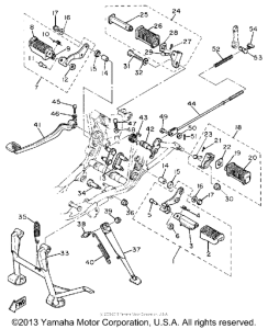 SR500G Stand - footrest