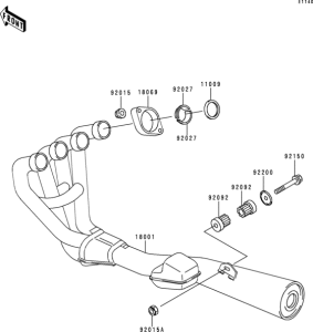 ZR550 Глушитель