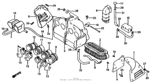 CB1000 Воздушный фильтр